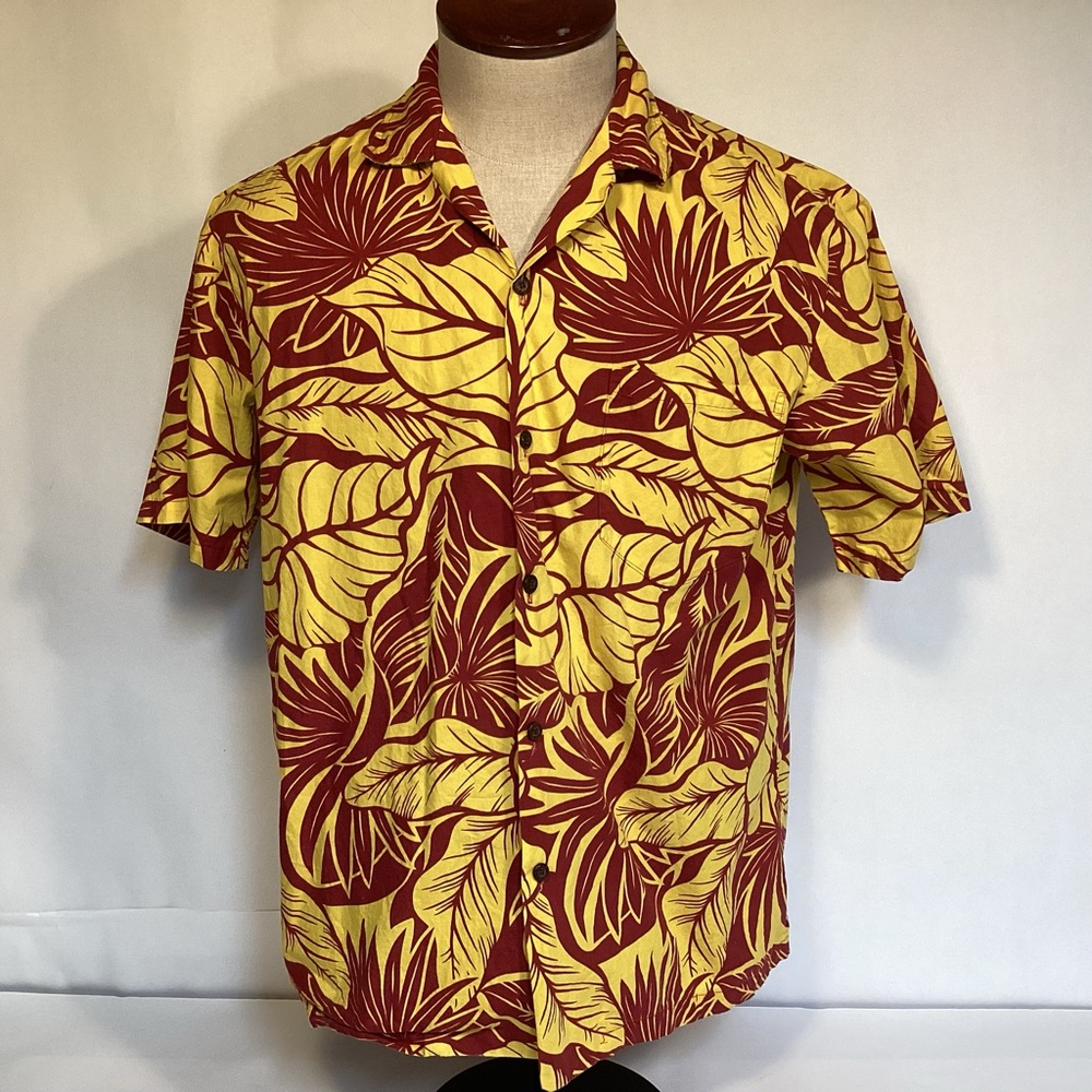 Vintage Aloha Republic Mens Hawaiian Shirt Size Large made in Hawaii